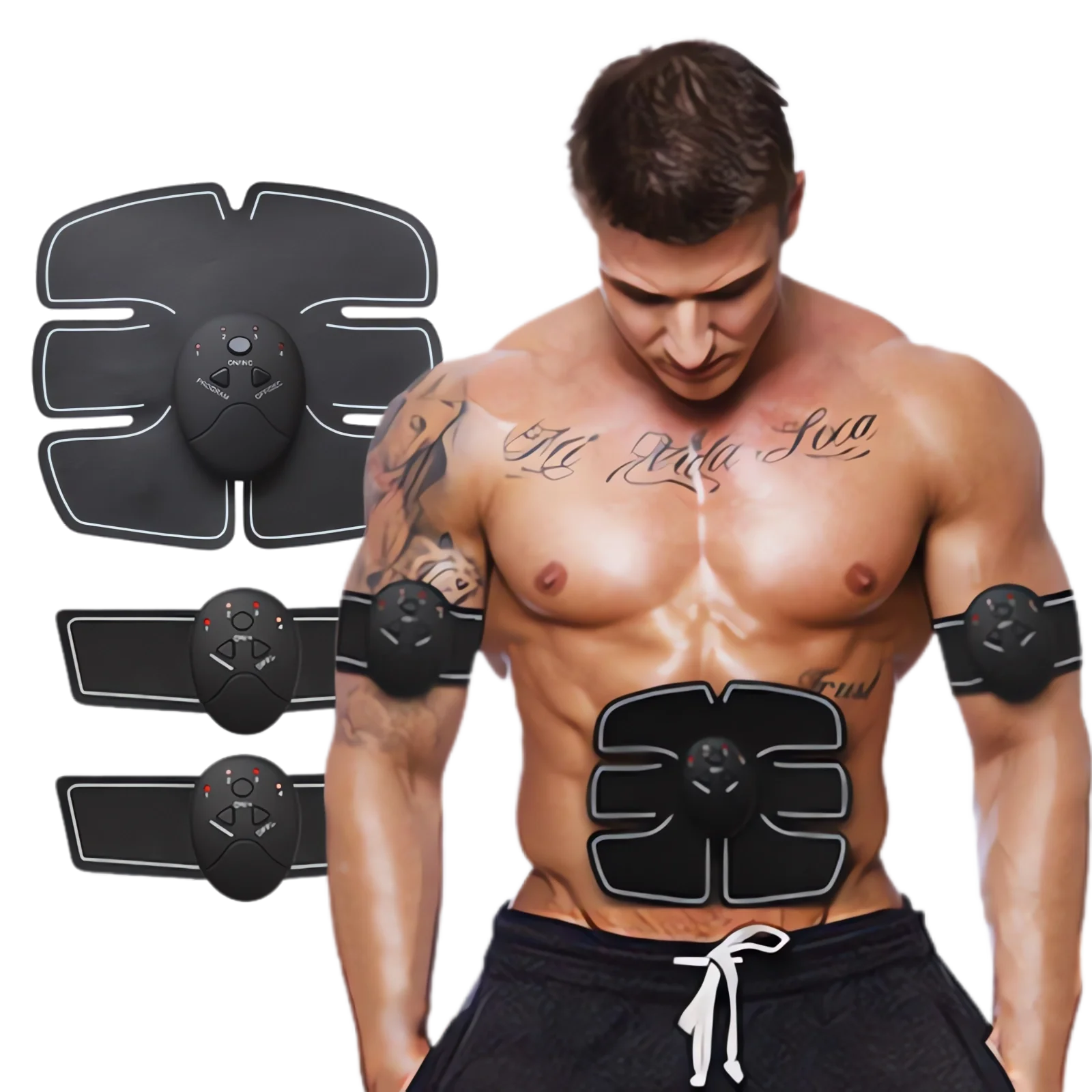 Muscle Machine PRO™ - Eletroestimulador e Tonificador Muscular Militar