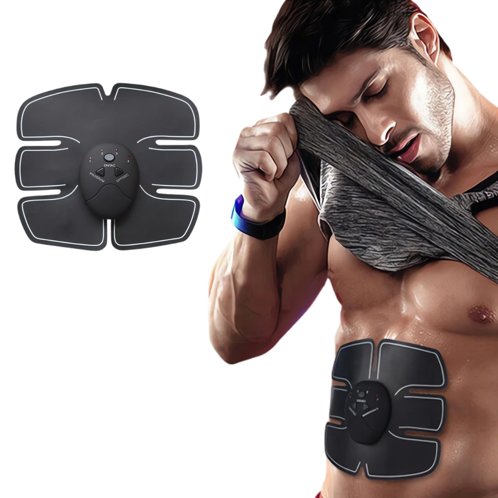 Muscle Machine PRO™ - Eletroestimulador e Tonificador Muscular Militar