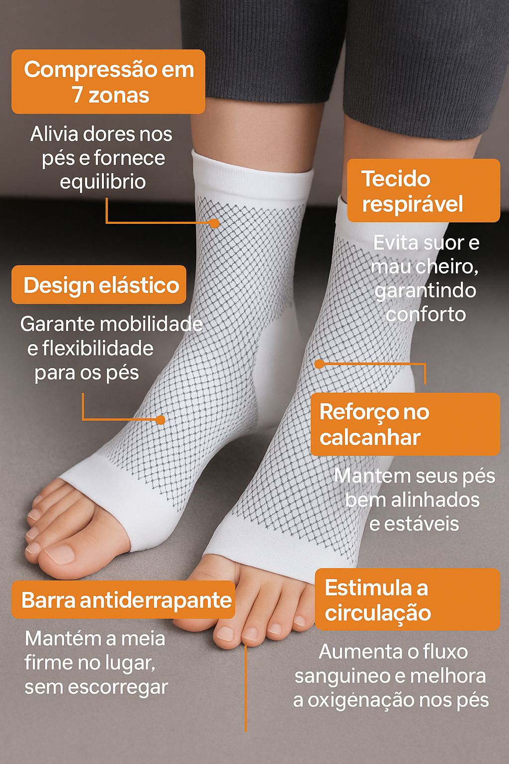 Meia Japonesa NeuroFit