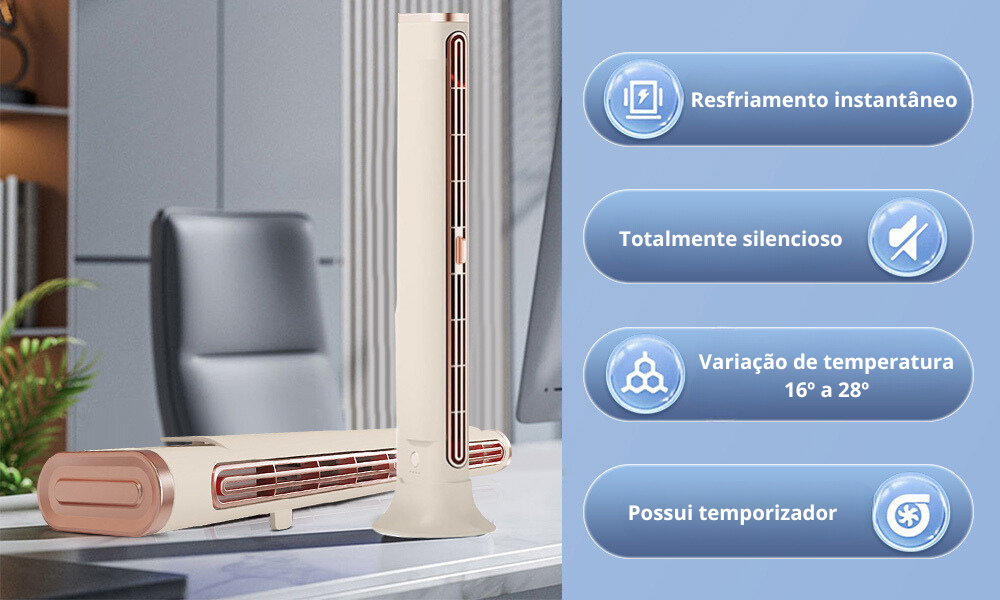 AirClimax 2.0 - Ar Condicionado Portátil Original