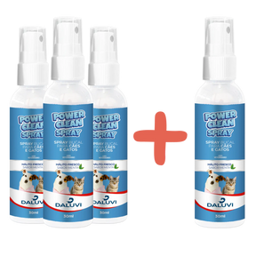 Power Clean Spray - Cães e Gatos