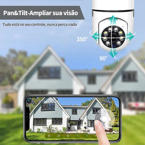 LightCam - Câmera Wi-Fi Giratória 360