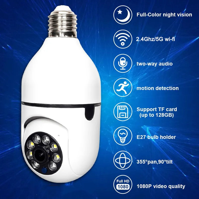 LightCam - Câmera Wi-Fi Giratória 360
