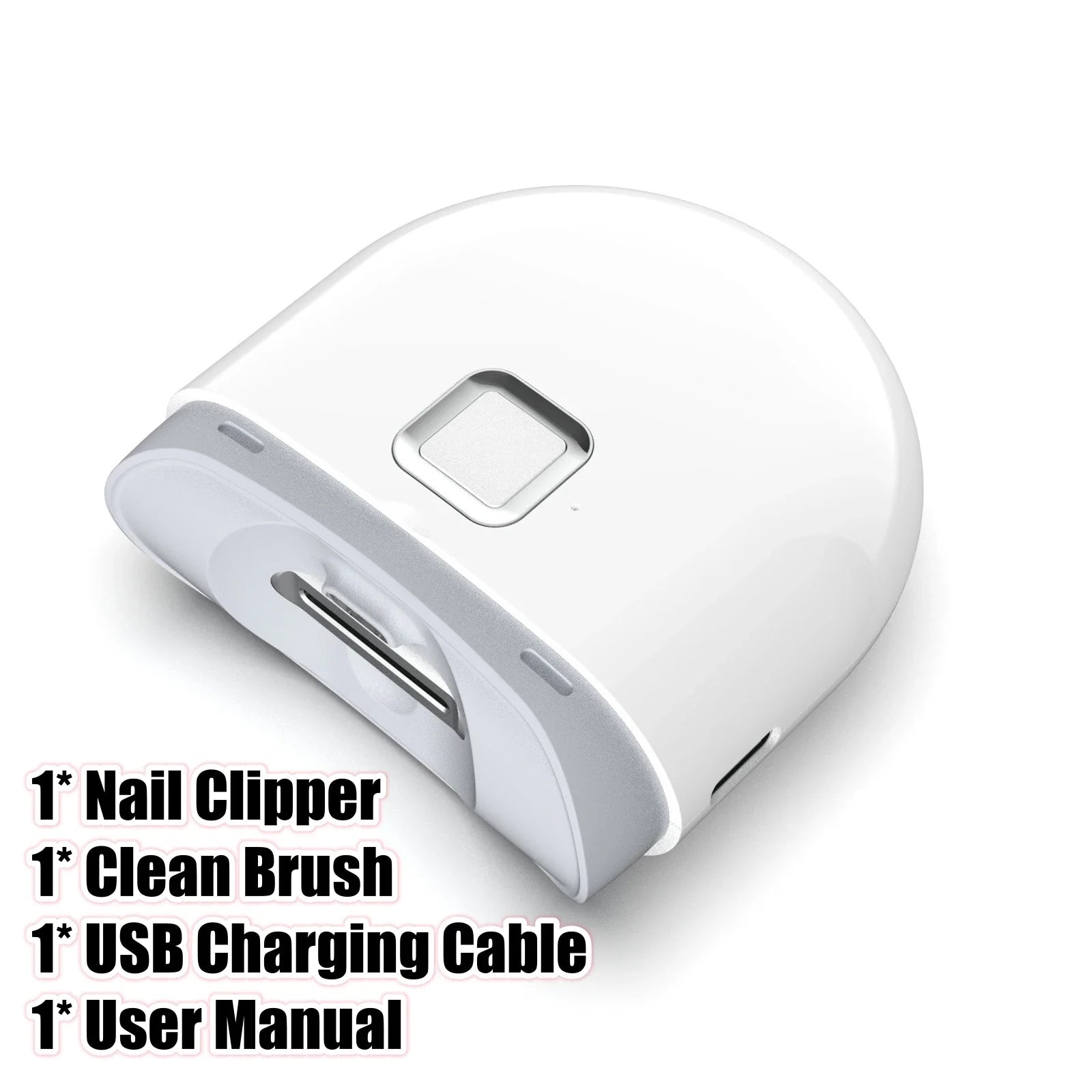 XIAOMI Mijia Electric Nail Clipper cortador com luz automática Nail Trimmer Rechargeble Nail Grinding Care Tool para bebê adulto