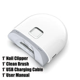 XIAOMI Mijia Electric Nail Clipper cortador com luz automática Nail Trimmer Rechargeble Nail Grinding Care Tool para bebê adulto